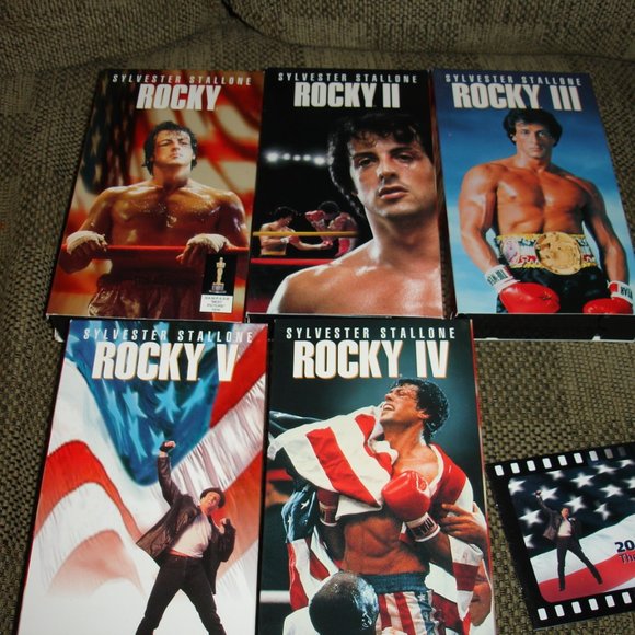 Classice Rocky Commemorative 20th Anniversary Gift Set VHS - Complete Set !!!! - Picture 2 of 7